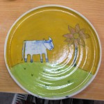BluFoot with Flower Tree Plate