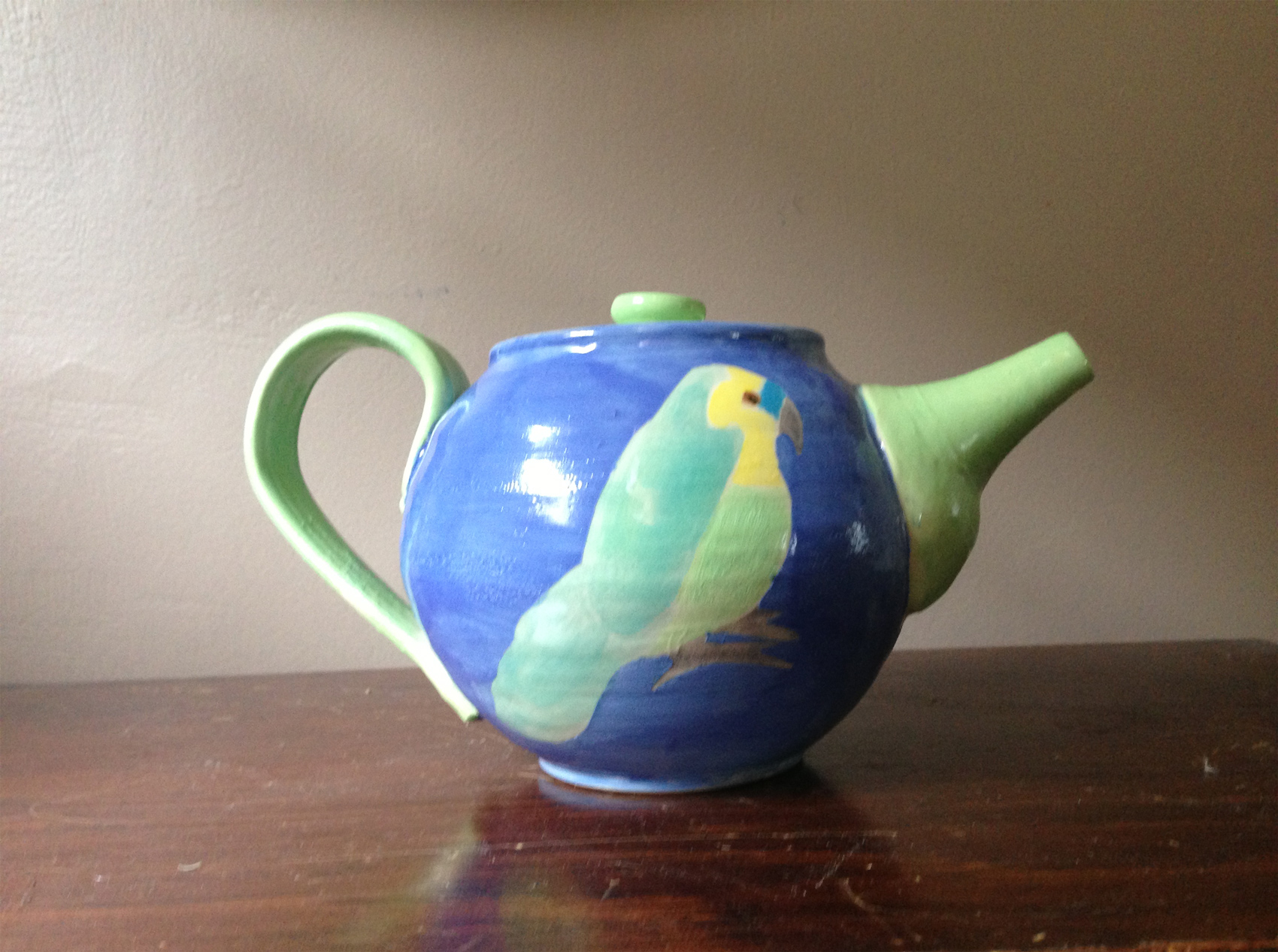Two Parrot Teapot